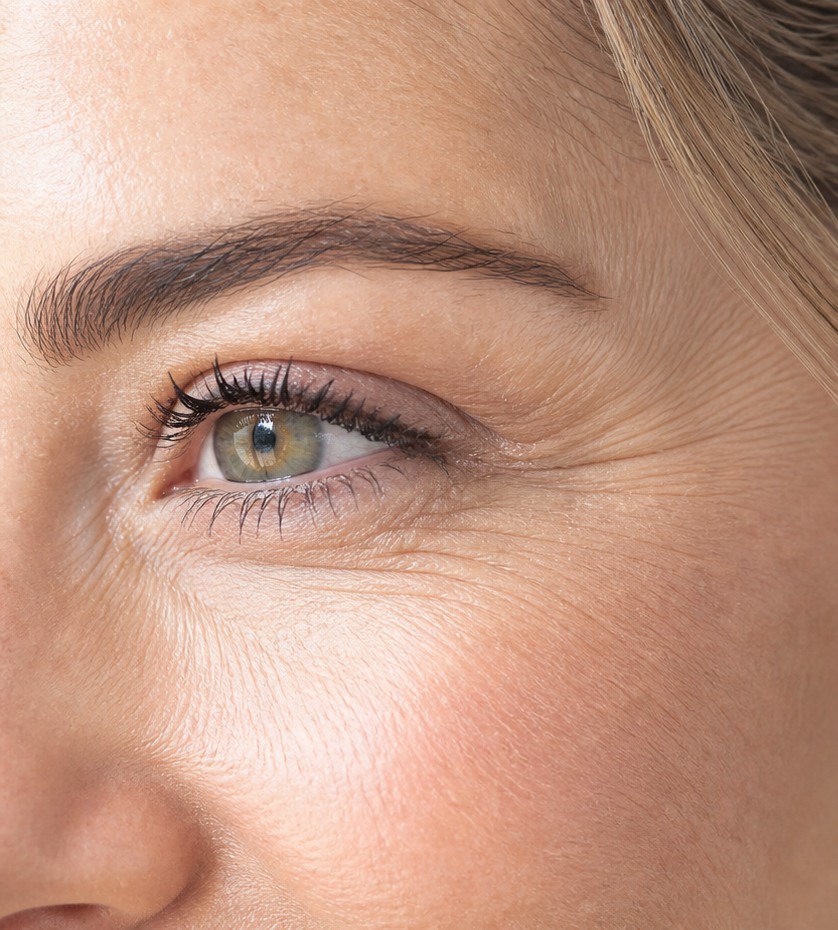 Oog en huid rondom het oog