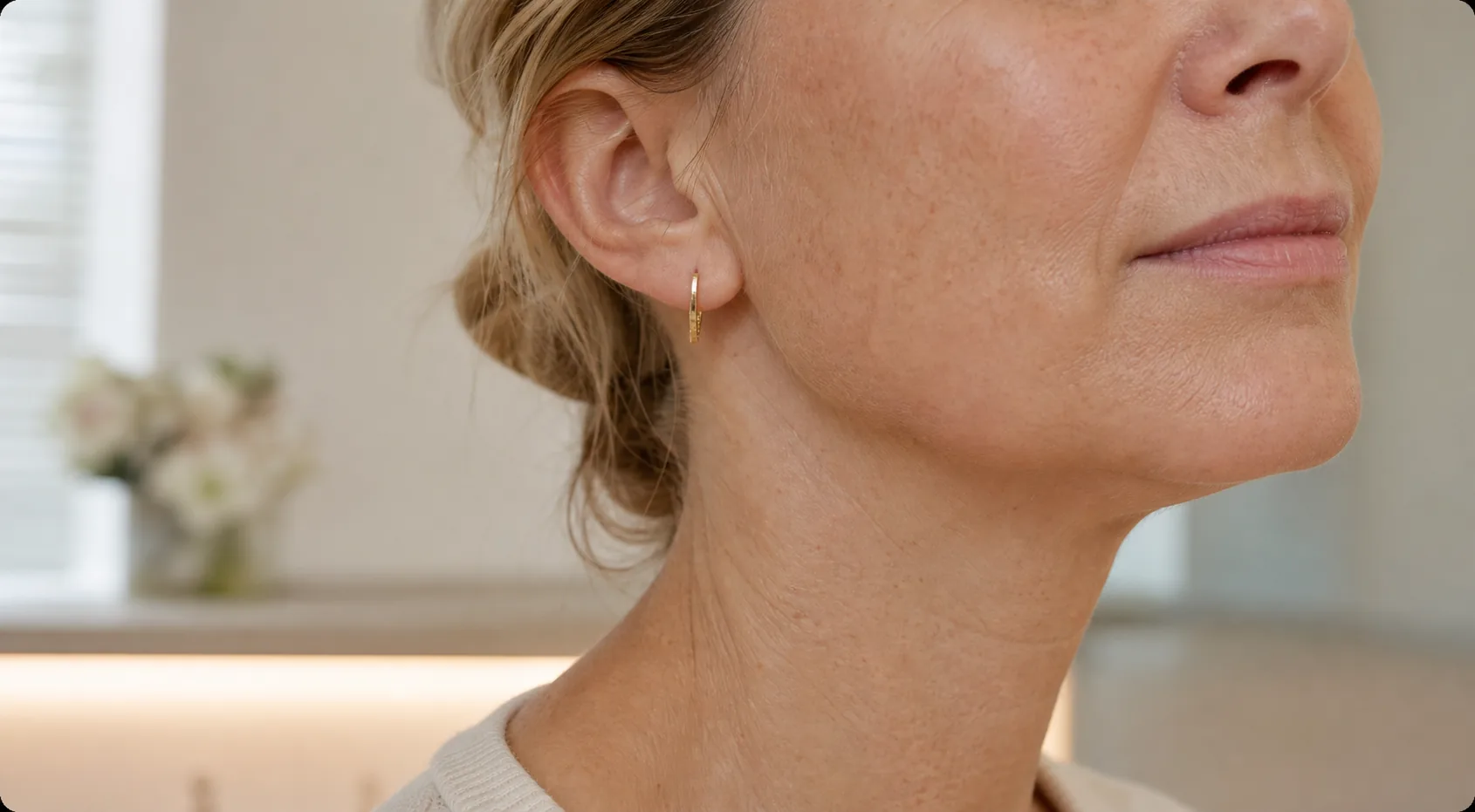 Hals en decolleté als behandelgebied